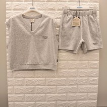 [에꼴리에 틴톡] 22년 여름신상! **50%세일~ 조끼/바지 세트** 주니어 여아용 얇은 쿨원단의 단정하고 시원하며 편안하고 활동적인 루즈핏 쿨 분또조끼+ 쿨 분또 바지 셋업