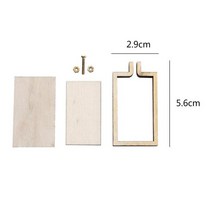 DIY 크로스 스티치 바느질 수제 공예 도구 미니 나무 후프/링 고정 프레임, 10 L