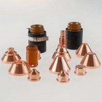 Powermax 125 기계화 미세 커터 가우 징 노즐 전극 실드 유지 캡 420158 220975 220976 220977 420156 220997 220971, 20Pcs