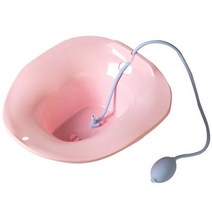 좌욕 변기 항문 수술 후 케어 분지 대용량 산후 관리 분지 플러시 기능 비데 비데부품, Pink, 1개