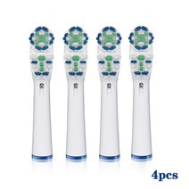 구강세정기 가정용 휴대용 치아 세정기 물치실 물칫솔 For Double Clean for Braun Replacement Electric T, 01 4P-417