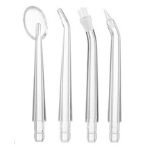 휴대용 전원 구강 세정기 제트 전기 치과 용 물 flosser 물 치아 클리너 충전식 배치 노즐 dropship, 4가지 팁