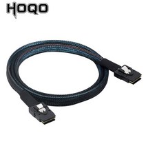 내부 미니 sas sff 8087 케이블 sff 8087 sas sff 8087 1m 0 7m 1미터 서버 하드 디스크 raid 데이터 sas 컨트롤러 백플레인, 1m _파란