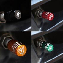 현대 쉐보레 벤츠 아우디 BMW 자동차 로고 타이어 밸브캡 에어캡 튜닝 차량 악세사리 모음, A타입 엠블럼 라인밸브캡-퍼플