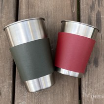 보냄 가죽 컵홀더, 레드