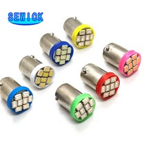 500PCS AC 6.3V BA9S 8 SMD 1206 LED 비극성 핀볼 기계 흰색 파란색 빨간색