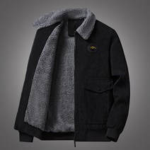 DFMEI 재킷 남성 겨울 양털 두꺼운 패딩 재킷 캐주얼 재킷 모피 칼라 따뜻한