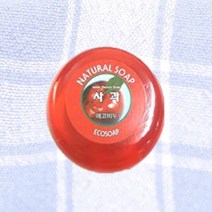 피부 미용 케어 촉촉하고 깨끗한 수제 사과 비누(4개) 선물 보습 풍성한 가벼운