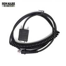HON-MARK gd4130 스캐너 datalogic d100 gd4400 바코드 리더 용 3 m rs232 com 코일 케이블, 01 3m