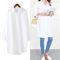 스윗타임 핏예쁜 소다(롱)셔츠 남방 데일리룩 S~XL 빅사이즈 여성의류