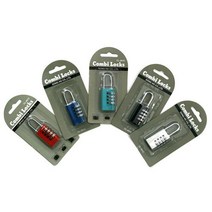 콤비락 4단번호 자물쇠색상랜덤