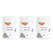 살림소 정성담은 세탁세제 캡슐세제 고체형, 3개, 50정