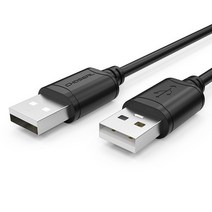 멀티 셋톱박스 Chooseal-USB 2.0 연장 케이블 유형 A Male to Male USB to USB 연장 코드 하드 디스크 TV, 01 Black_04 3M