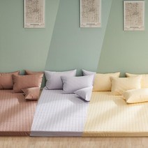 브라운 킹K 천연염색 아토피 매트리스 커버 오염방지 인테리어 꿀잠 호텔