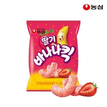 농심 딸기 바나나킥 60g / 과자
