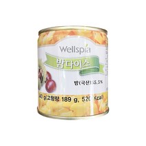 2261. 조각밤(다이스)-국산340g 조각밤 밤통조림
