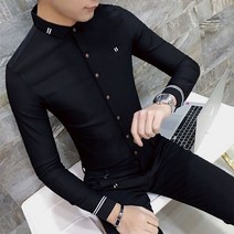 남자 가을 셔츠 3줄 연예인 정장 하객셔츠 소개팅남방