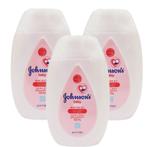 댕Ol몰 존슨즈 베이비로션 핑크 민감한 아이피부 보호 보습 100ml, 3개
