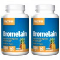 자로우 포뮬러 브로멜라인 파인애플의 단백질 60정, 2팩