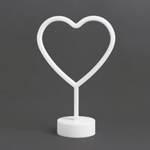 LED 하트 무드등 네온사인 침대 가게 인테리어, 상세페이지 참조
