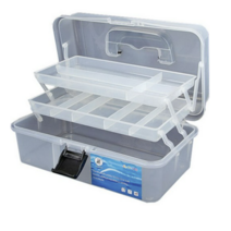 바자 다용도 3단 투명수납함, 4개