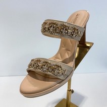 [탠디]미셸by탠디 NC13 여성큐빅장식슬리퍼 8cm 가보시 1cm 12G30G50