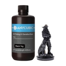 ANYCUBIC LCD 3D 프린터용 UV 수지 액체 포토폴리머 수지 3D 인쇄 재료 405nm 병당 1kg 4 개, 1.Black 4kg