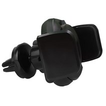 크랩슨 차량용 무선충전기 CTX-A9 송풍구형, 블랙, HR-CTX-A9