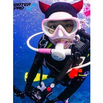 전문 스쿠버 다이버 다이빙 장비 스노클링 마스크, 블랙 퍼플 미러  DS1 클라리넷