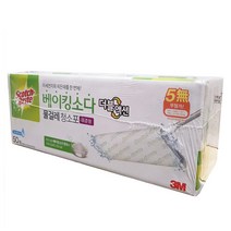 스카치브라이트 베이킹소다청소포/WET 50매 물걸레청소포