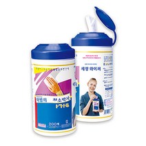 Bueda 항균청소박사 대용량200매 물티슈, 200매