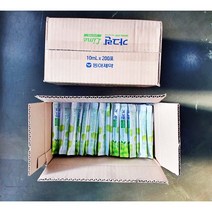 일회용 라임 가그린스틱 10ml 벌크 1박스 200개(200포) 휴대용 여행용 캠핑용 구강청결제
