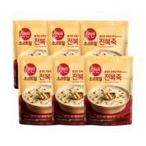 CJ 햇반 소프트밀 전복죽 420g X 6개 2193221, 단품