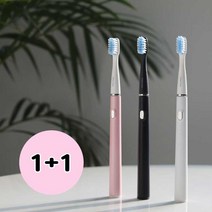 (1+1) 단미 음파전동칫솔 휴대용 충전식 클린케어 CL400, CL400 블랙, CL400 블랙