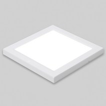 우리조명 LED슬림엣지 센서등 직부등 현관 복도 계단 8인치 10인치 20W, 사각직부등 10인치 20W 주광색(흰색빛)