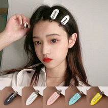 백스테이지핀 옆머리핀 잔머리 정리 이쁘게 앞머리 고정 핀, 5백스테이지핀-옐로우