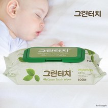 물티슈 100매 1팩 피톤치드 6단계 정수, 01. 그린터치 물티슈 100매 (캡형)