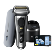 40대남편생일선물 전기면도기 시리즈9 PRO PLUS 9567cc + 파워케이스 + 리필 세정액 CCR4, 브라운 전기면도기 시리즈9 PRO PLUS 9567cc