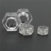 소형 미니 나사 너트 나사 볼트용 메트릭 스레드 슈트 흰색 또는 검은 색 나일론 육각 너트 플라스틱 DIN, 03 공간_03 M3   50pcs