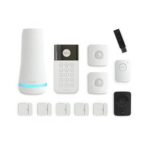 SimpliSafe 12피스 무선 홈 보안 시스템 HD 카메라 선택형 247 전문 모니터링 묶인 계약 없음 알렉사 구글 어시스턴트와 호환
