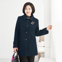 [로즈맘] 솔리드보카하프코트