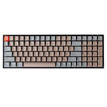 키크론 K4 무선 기계식키보드 WHITE LED 청축, Black Frame