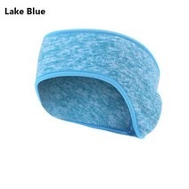 머리 스카프 여자 아이 땀 헤어 밴드 겨울 땀띠 러닝 머리띠 귀마개 귀 워머 1 개, [05] lake blue
