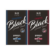 송월 블랙때밀이(10개입), 블랙80(매우강함)