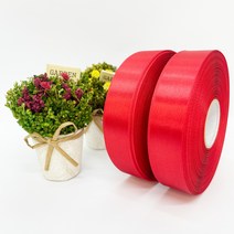 포장 리본 끈 제이제이리본 고밀도주자 45M 2롤 (10mm 15mm), 15mm, 빨강