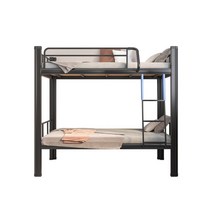 더블이층침대 북유럽 계단형 철제 성인2층침대 쌍둥이침대 미니2층침대 경사사다리 자매이층, F, A