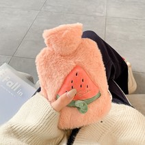 보온 물 찜질 주머니, 핑크-500ml