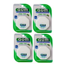 선스타 검 파인 핀 치실 민트왁스 55m, 1개입, 4개