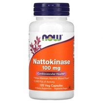 나우푸드 나토키나제 낫토키나제 나토키나아제 100mg 120베지캡슐, 나토키나제 100mg 120베지캡슐, 1개, 120정