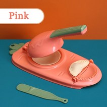 가정용 제빵 발효기 만두 금형 프레스 수동 스킨 롤링 반죽 기계 국수 가정용 베이킹 과자, 02 Pink